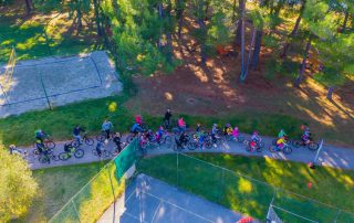 Children and parents had a great time at the Novigrad children’s WONDER bike ride
